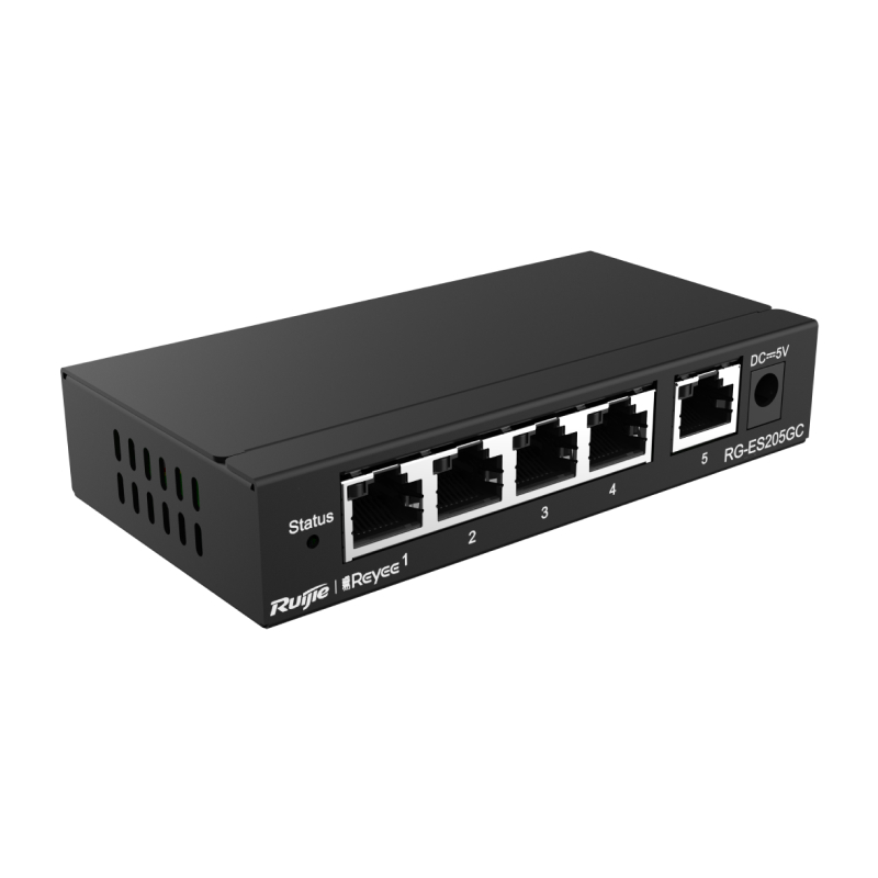 Cover RUIJIE GIGABIT SMART SWITCH RG-ES205GC 5 PORT