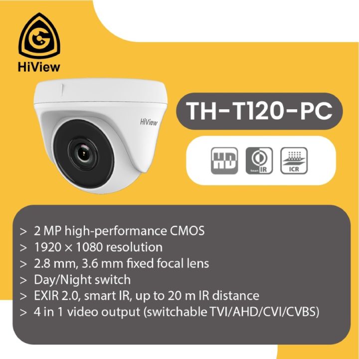 Cover HIVIEW TH-T120-PC 2MP Indoor