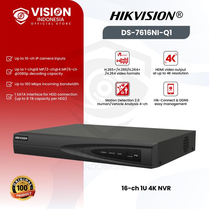 Cover NVR HIKVISION DS-7616NI-Q1
