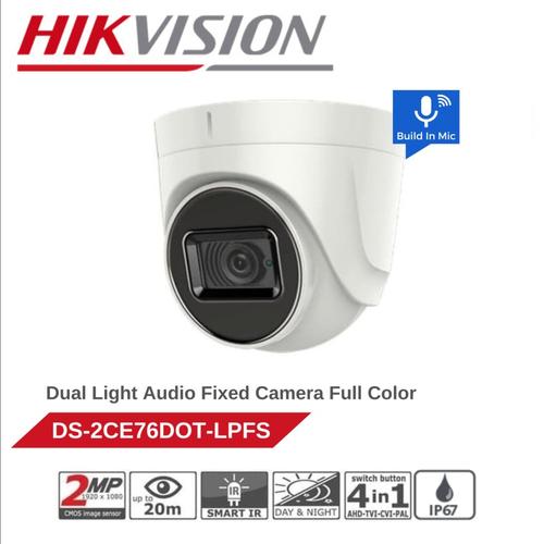 Cover HIKVISION DS-2CE76DOT-LPFS 2MP Indoor Audio
