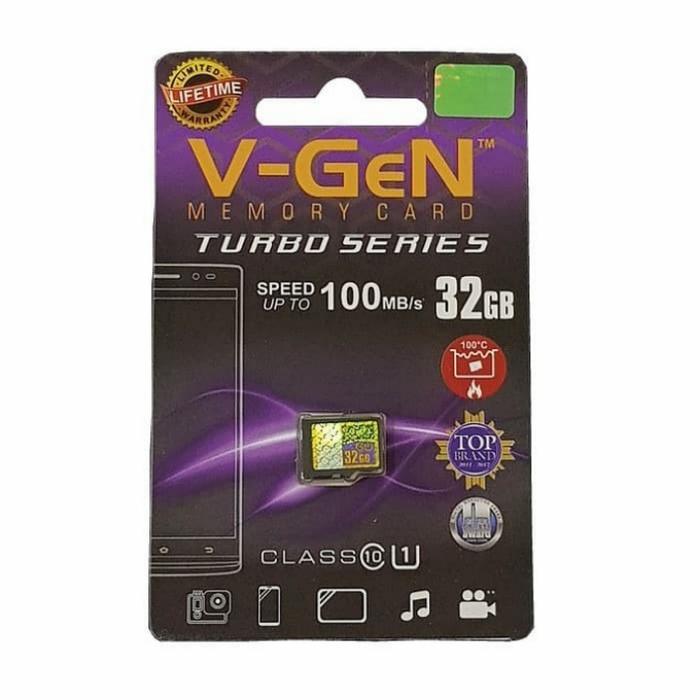 Cover Micro SD VGEN 32GB Turbo NA