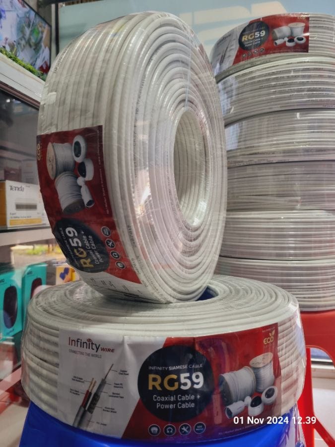 Cover INFINITY RG59 + POWER 100M