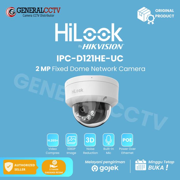 Cover IP CAMERA HILOOK IPC-D121HE-UC INDOOR 2MP