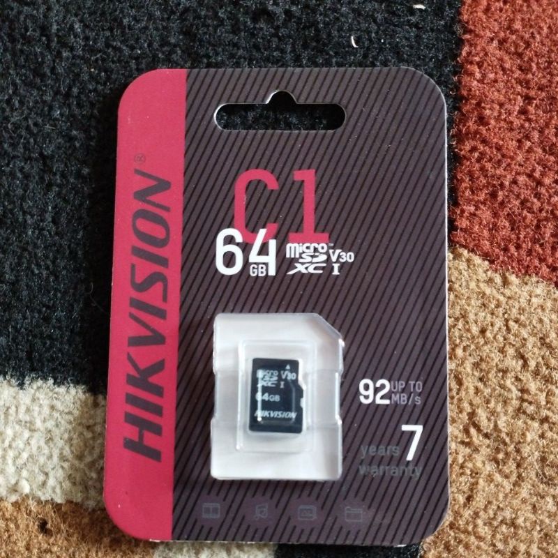 Cover Micro SD Hikvision/hiksemi 64GB